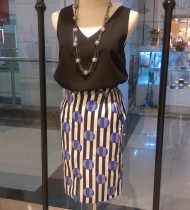 2015新品雪纺背心上衣黑色